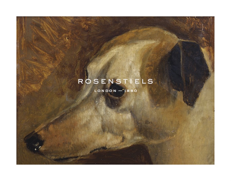 Edwin Landseer Hand Numbered Limited Edition Print on Paper :"The Head Of A Whippet"