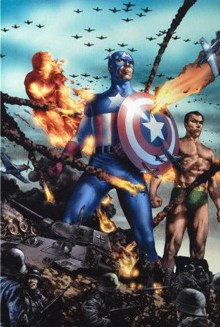 Efren Jay Anacleto and Marvel Comics Limited Edition Stretched Canvas Giclée: "Giant-Size Invaders #2"
