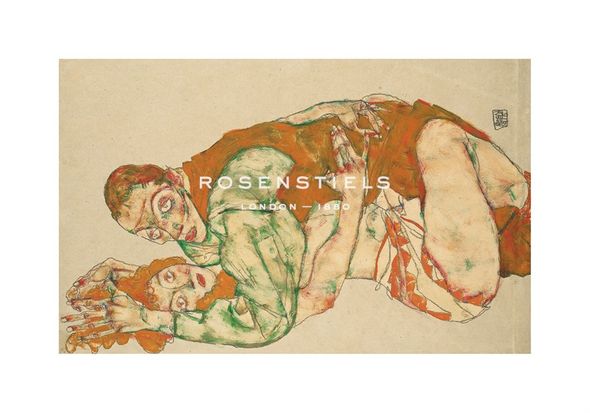 Egon Schiele Hand Numbered Limited Edition Print on Paper :"Coitus, 1915"