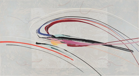 Elba Alvarez Limited Edition Mixed Media Serigraph on Paper:"Merritt"