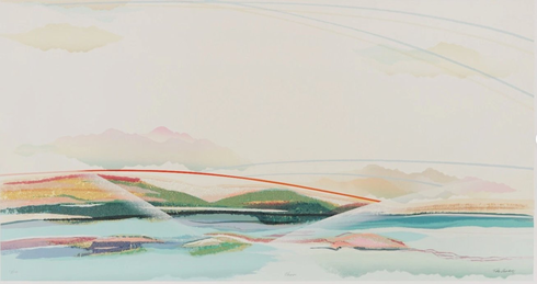 Elba Alvarez Limited Edition Mixed Media Serigraph on Paper:"Chori"