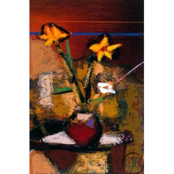 Elya DeChino Giclee on paper; Hand Signed and Numbered: "Absracted Arrangement I"