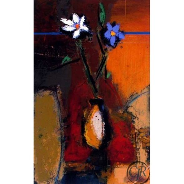 Elya DeChino Giclee on paper; Hand Signed and Numbered: "Absracted Arrangement II"