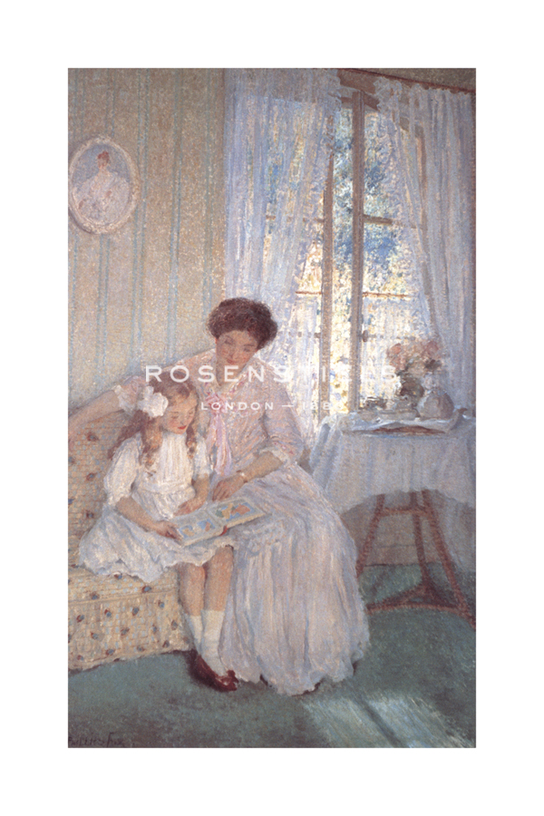 Emanuel Phillips Fox Hand Numbered Limited Edition Print on Paper :"The Lesson"