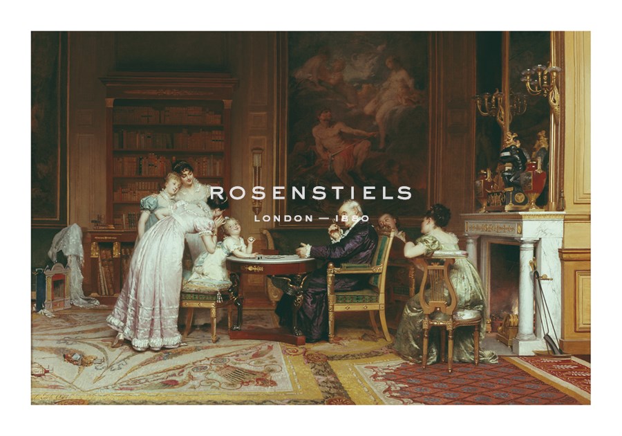 Emile Adan Hand Numbered Limited Edition Print on Paper :"Family Dominoes"