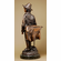 Emile Victor Blavier Handcrafted Solid Bronze Sculpture:"The Happy Wanderer"