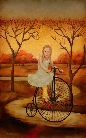 Emily McPhie Handsigned and Numbered Limited Edition Giclee on Canvas:"One if by Land"