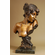 Emmanuele Villanis Handcrafted Solid Bronze Sculpture:"Sapho"