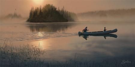 Eric Bjorlin Handsigned & Numbered Limited Edition Print:"Early Start"