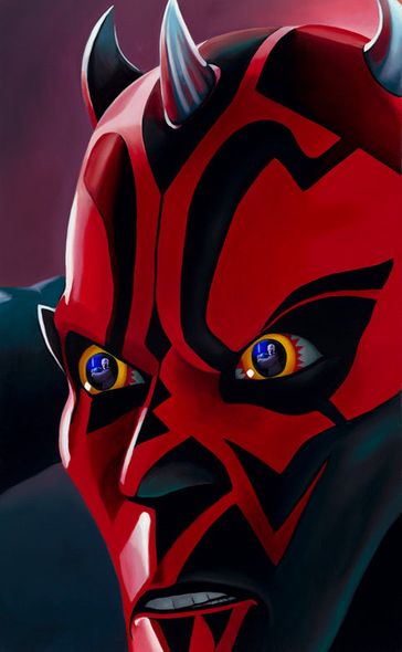 Christian Waggoner Artist Signed Star Wars Ltd Ed Canvas Giclee:"Protecting Someone?"