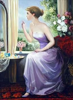 Erik Freyman Handsigned and Numbered Limited Edition Giclee on Canvas "Cocquette"