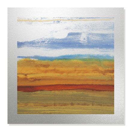 Erin Galvez Limited Edition Ready to Hang Giclee on Brushed Aluminum: "Sacramento Valley I"