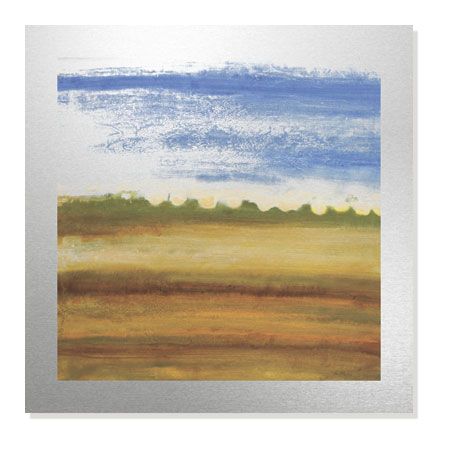Erin Galvez Limited Edition Ready to Hang Giclee on Brushed Aluminum: "Sacramento Valley II"
