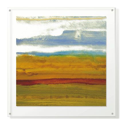 Erin Galvez Limited Edition Ready to Hang Giclee on Clear Acrylic: "Sacramento Valley I"