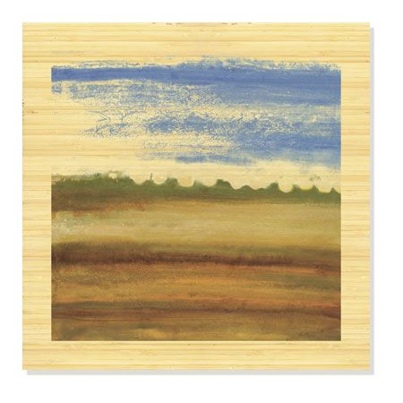Erin Galvez Limited Edition Ready to Hang Giclee on Sustainable Bamboo: "Sacramento Valley II"