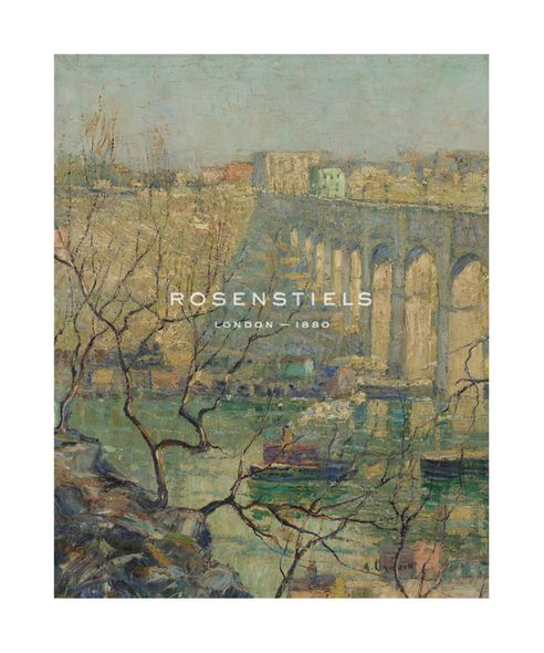 Ernest Lawson Hand Numbered Limited Edition Print on Paper :"View of the Bridge"