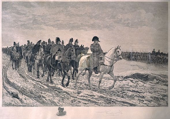 Ernest Meissonier Hand Numbered Limited Edition Print on Paper :"Napoleon's Retreat From Moscow"