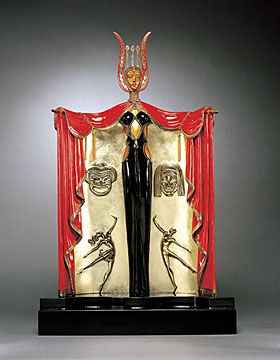 Ert&eacute; Limited Edition Bronze Sculpture:"Broadway's in Fashion"