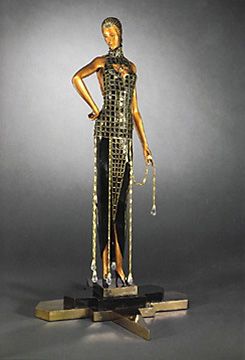Ert&eacute; Limited Edition Bronze Sculpture:"Deco"