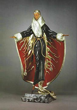 Ert&eacute; Limited Edition Bronze Sculpture:"Faubourg St. Honore"