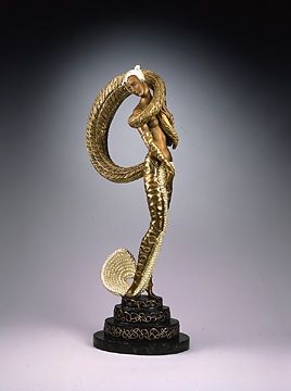 Erté Limited Edition Bronze Sculpture:"Masquerade"