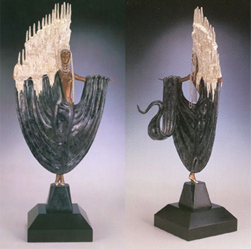 Ert&eacute; Sculpture Limited Edition Bronze Sculpture: "Arctic Sea"