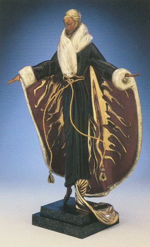 Ert&eacute; Sculpture Limited Edition Bronze Sculpture: "Faubourg St. Honore"