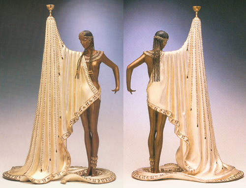 Erté Sculpture Limited Edition Bronze Sculpture: 