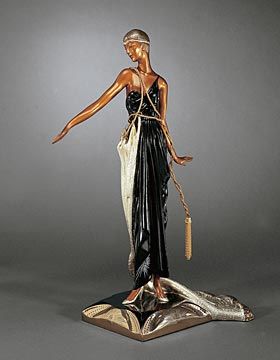 Erte Limited Edition Bronze:"Soleil de Nuit"