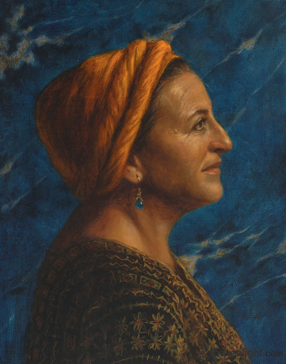 Esther Hiâ€™ilani Candari Fine Art Canvas Giclee: "Mother Salome"