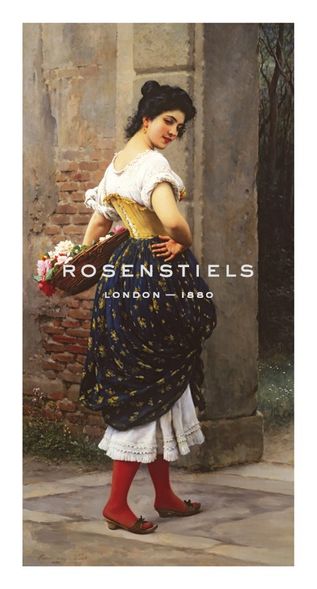 Eugene de Blaas Hand Numbered Limited Edition Print on Paper :"Sweetest Rose"