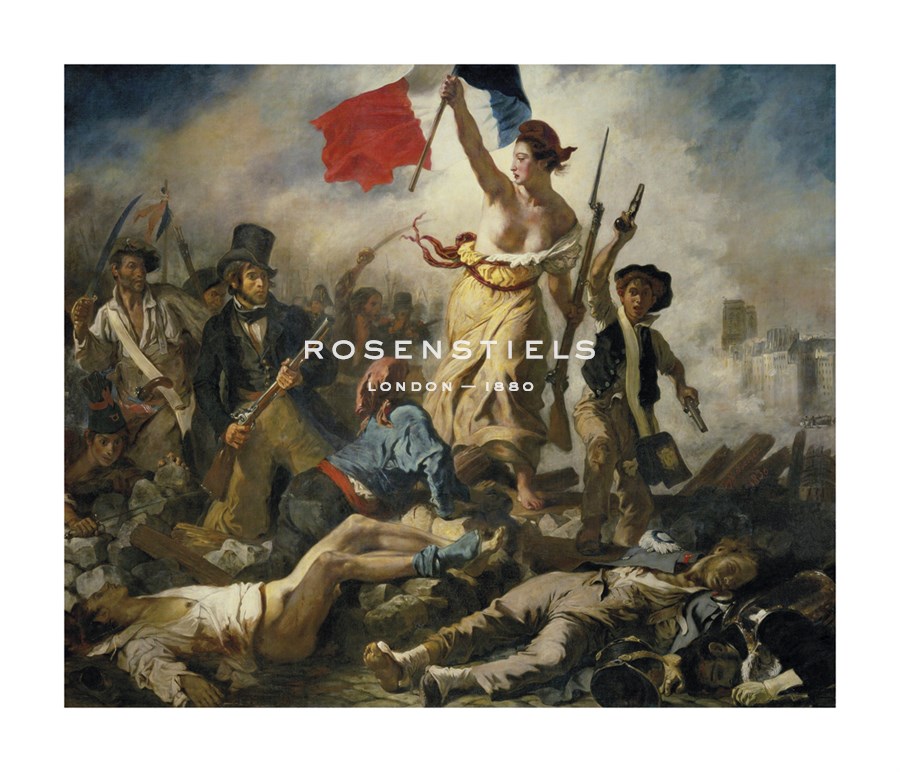 Eugene Delacroix Hand Numbered Limited Edition Print on Paper :"Liberty Leading the People, 1830"