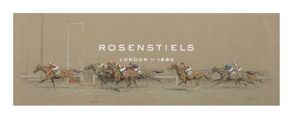 Eugene Pechaubes Hand Numbered Limited Edition Print on Paper :"Longchamp"
