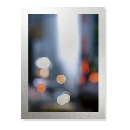 Eva Mueller Limited Edition Ready to Hang Giclee on Brushed Aluminum: "Cool Lights II"
