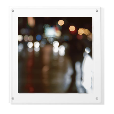 Eva Mueller Limited Edition Ready to Hang Giclee on Clear Acrylic: "Espresso Nights II"