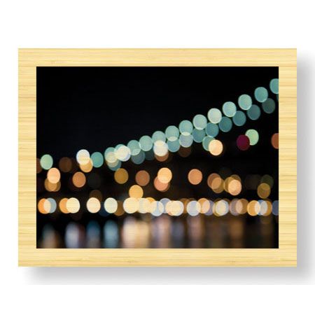 Eva Mueller Limited Edition Ready to Hang Giclee on Sustainable Bamboo: "Brooklyn Bridge No 7"