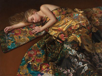 Evan Wilson Handsigned and Numbered Limted Edition Giclee:"The Japanese Kimono"