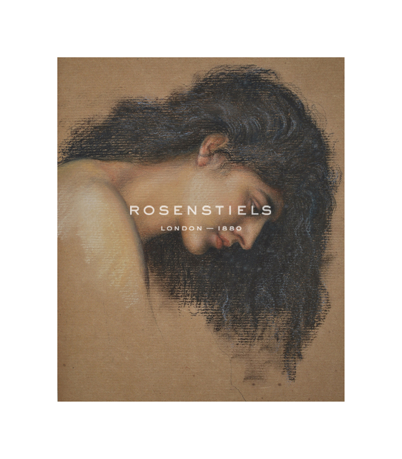 Evelyn De Morgan Hand Numbered Limited Edition Print on Paper :"Study of a Female Head"