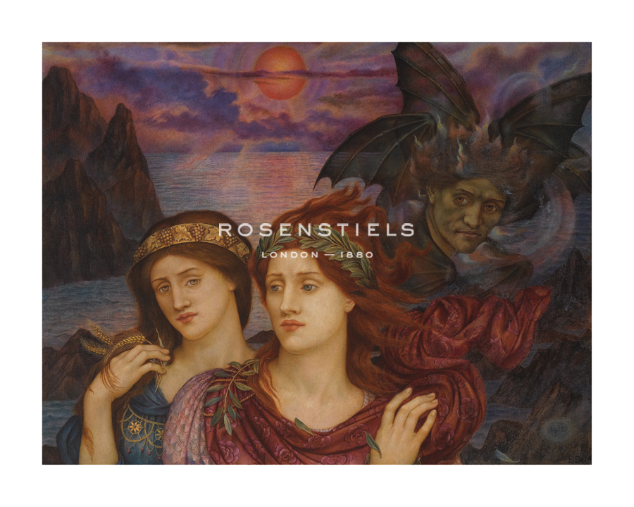 Evelyn De Morgan Hand Numbered Limited Edition Print on Paper :"The Vision"