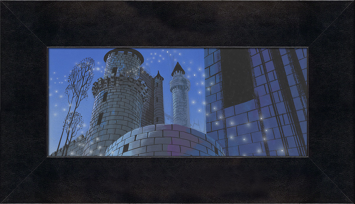 Eyvind Earle Disney Sleeping Beauty Framed Limited Edition Canvas:"Magic in the Castle"