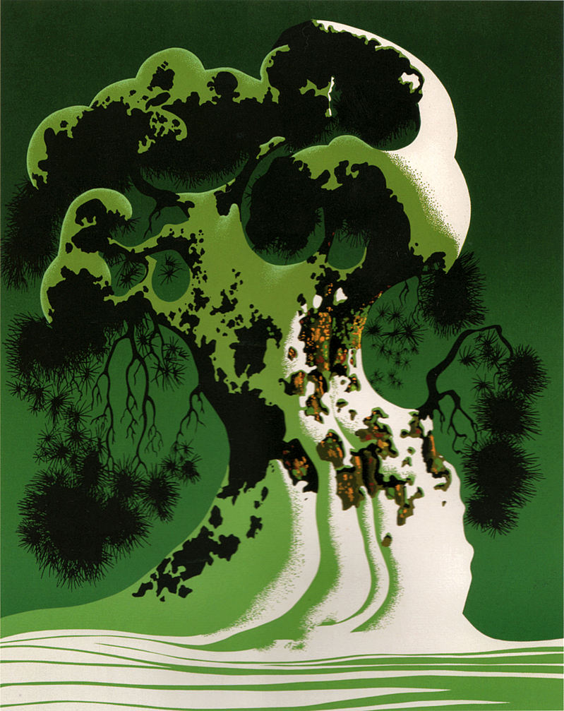 Eyvind Earle Limited Edition, Serigraph on Paper: 