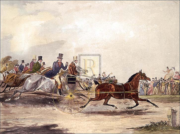 F.C. Turner Artist Hand Colored Copper Plate Printed Atelier Print:"The Celebrated Tom Thumb"