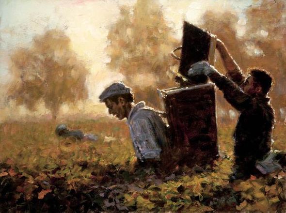 Fabian Perez Handsigned and Numbered Limited Edition Embellished Giclee on Canvas:"Manana De Verano"