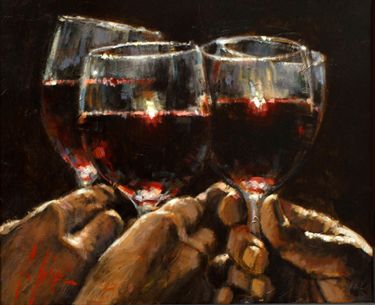 Fabian Perez Handsigned and Numbered Limited Edition Embellished Giclee on Canvas:"Study for a Better Life IV"