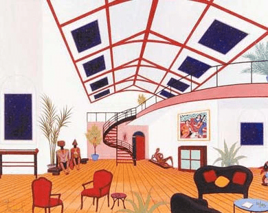 Fanch Ledan Limited Edition Giclée on Canvas: "Loft Sky"