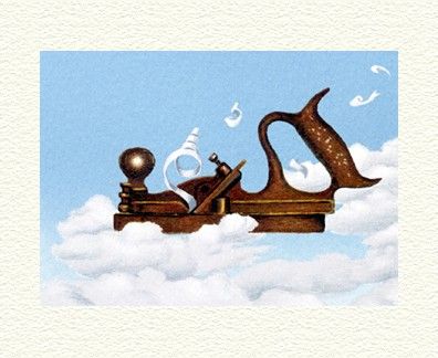 Fanny Brennan Limited Edition Hand-Crafted Lithograph: " Airplane "