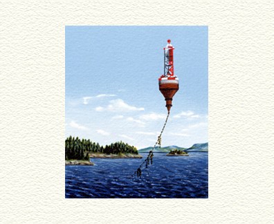 Fanny Brennan Limited Edition Hand-Crafted Lithograph: " Bell Aloft "