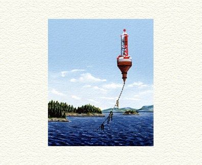 Fanny Brennan Limited Edition Hand-Crafted Lithograph: " Bell Aloft "