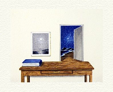 Fanny Brennan Limited Edition Hand-Crafted Lithograph: " Night Table "