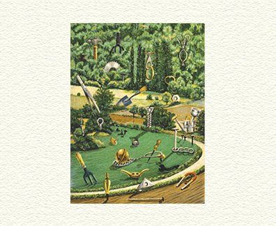 Fanny Brennan Limited Edition Hand-Crafted Lithograph: " Playground "